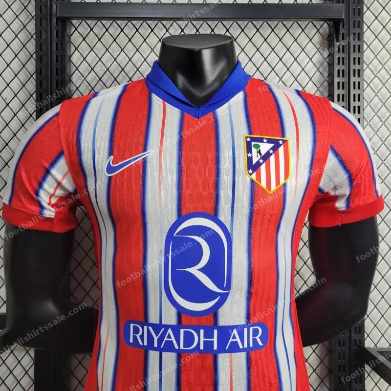 2024/2025 Atletico Madrid Home Soccer Jersey 1:1 Thai Quality – Player Version - Detail 2