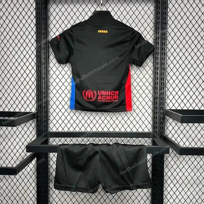 2024/2025 Barcelona Away Football Shirt 1:1 Thai Quality Kids Size - Detail 1
