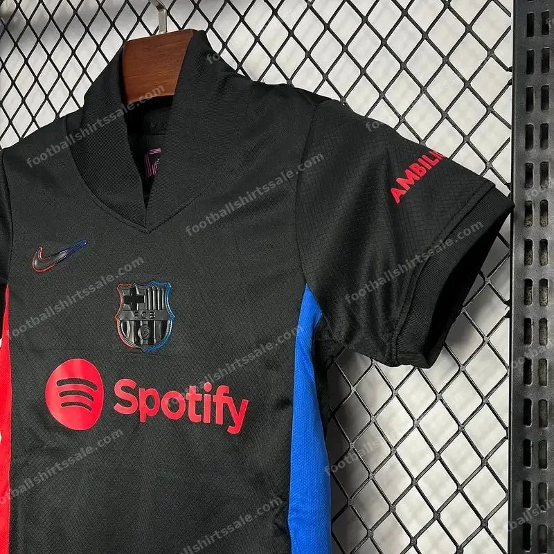 2024/2025 Barcelona Away Football Shirt 1:1 Thai Quality Kids Size - Detail 2