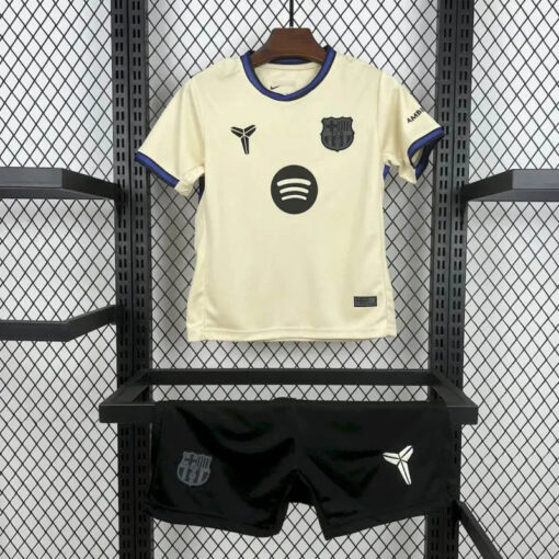 2025/2026 Barcelona Away Football Shirt Kids Size