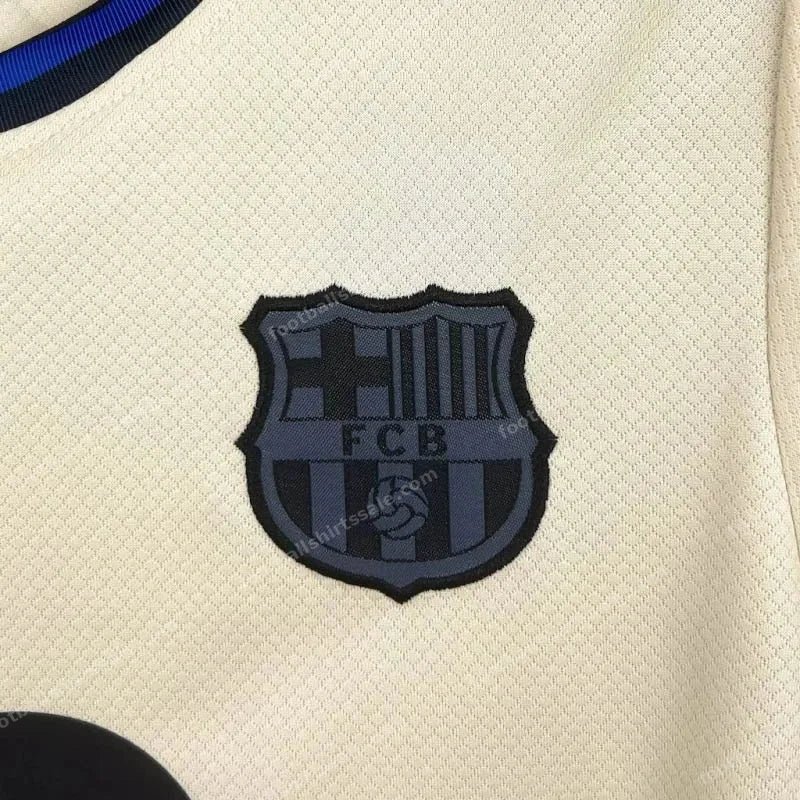 2025/2026 Barcelona Away Football Shirt Kids Size - Detail 6