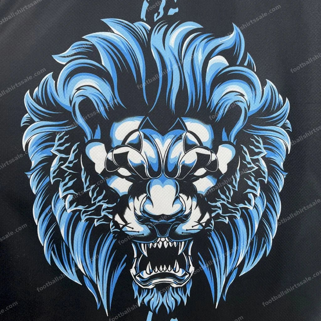 2025 Barcelona Black Lion Special Edition Football Shirt - Detail 2