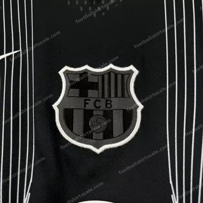 2025/2026 Barcelona Blackout Elite Football Shirt - Detail 3