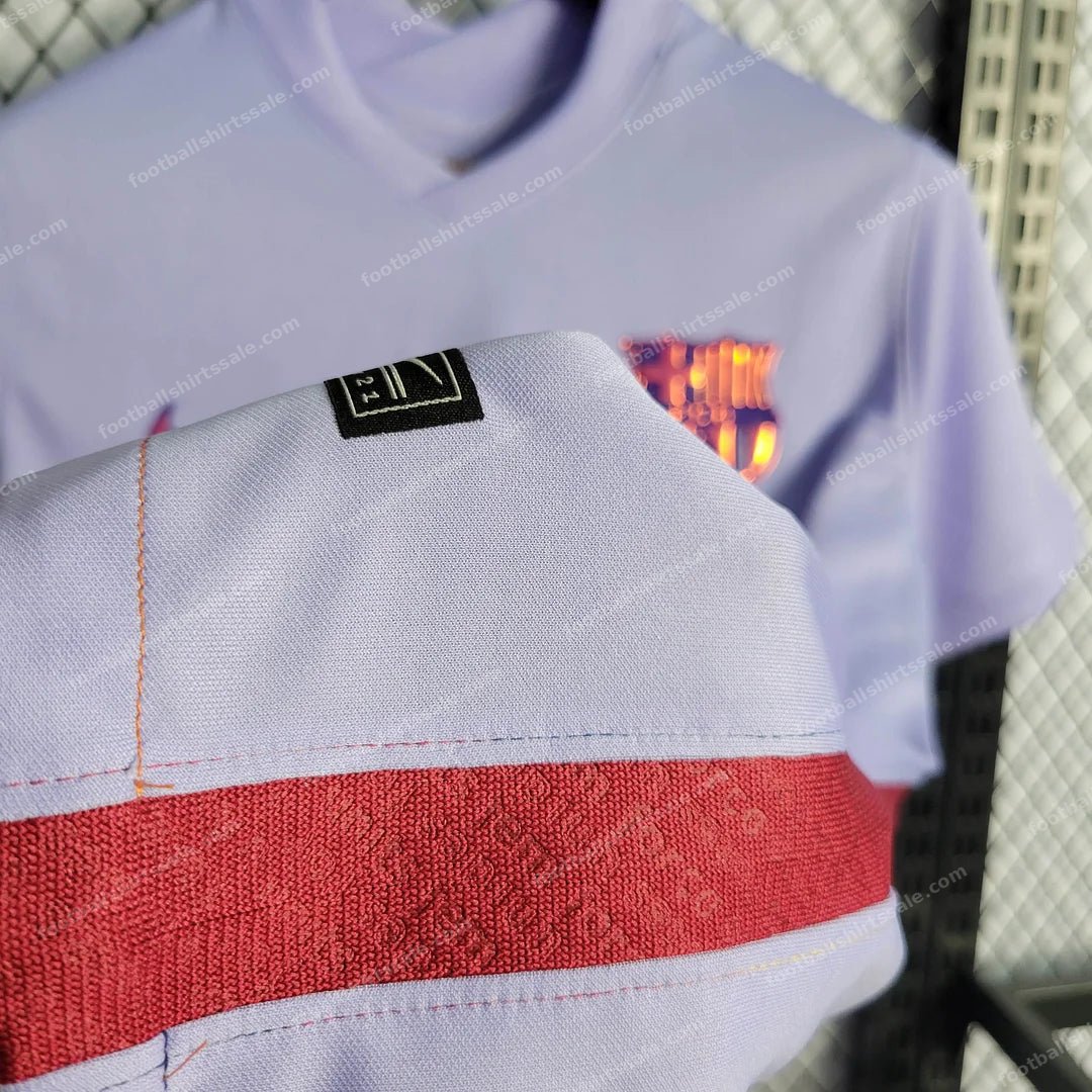 Barcelona Football Shirt Away 2021/2022 Retro 1:1 Thai Quality - Detail 7