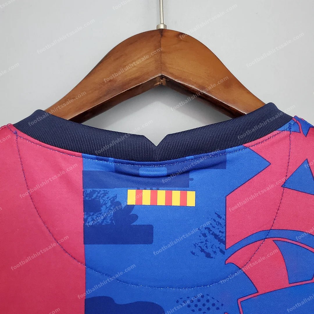 Barcelona Football Shirt 2021 / 2022 Retro 1:1 Thai Quality Third Away - Detail 3