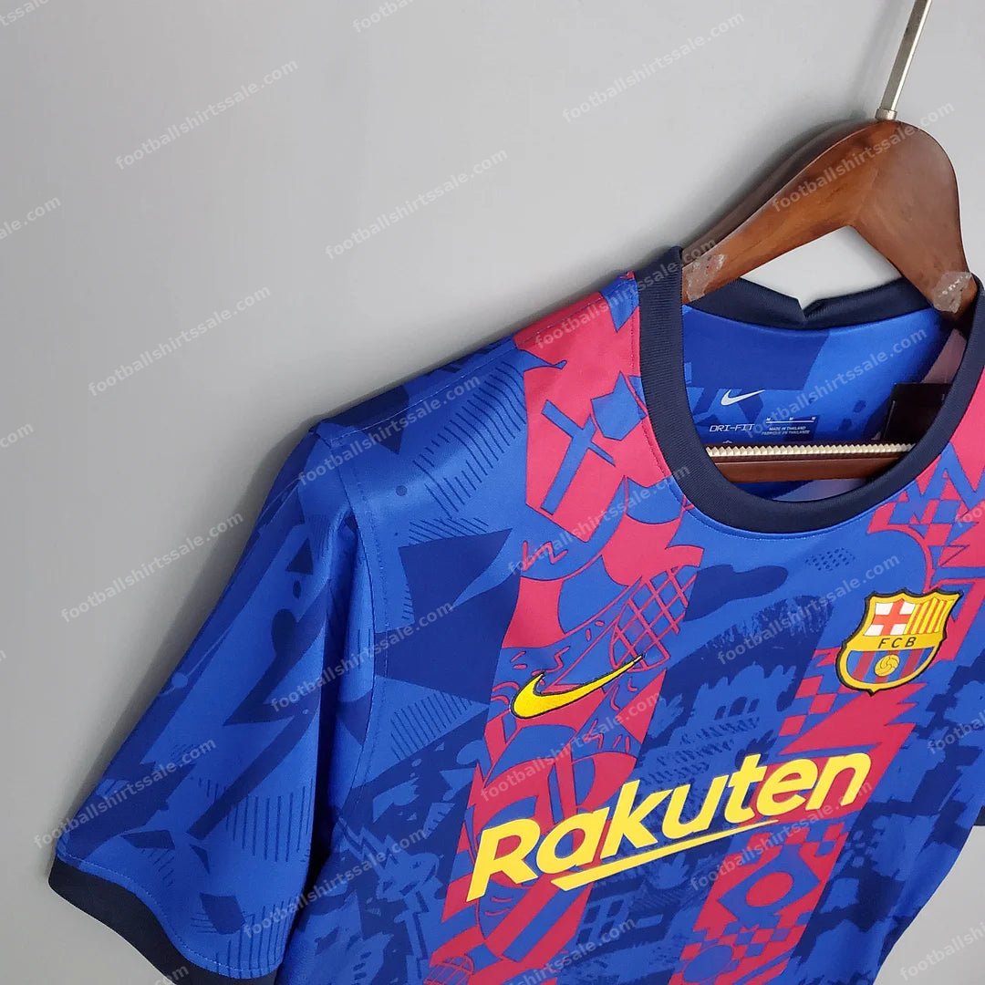 Barcelona Football Shirt 2021 / 2022 Retro 1:1 Thai Quality Third Away - Detail 4