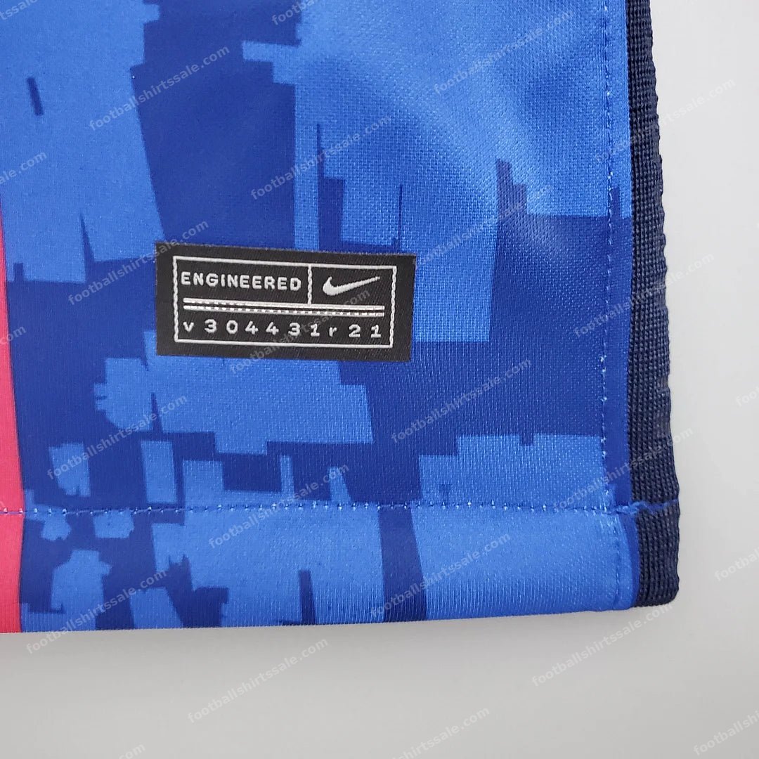 Barcelona Football Shirt 2021 / 2022 Retro 1:1 Thai Quality Third Away - Detail 8