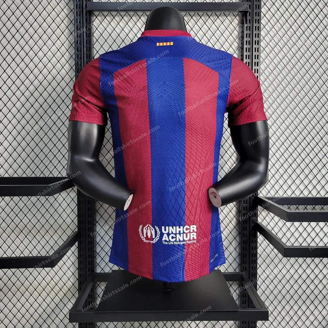 2023/2024 Barcelona Home Football Shirt 1:1 Thai Quality – Player Version - Detail 1