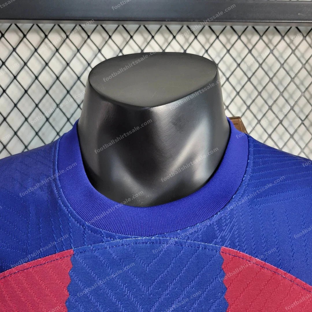 2023/2024 Barcelona Home Football Shirt 1:1 Thai Quality – Player Version - Detail 2
