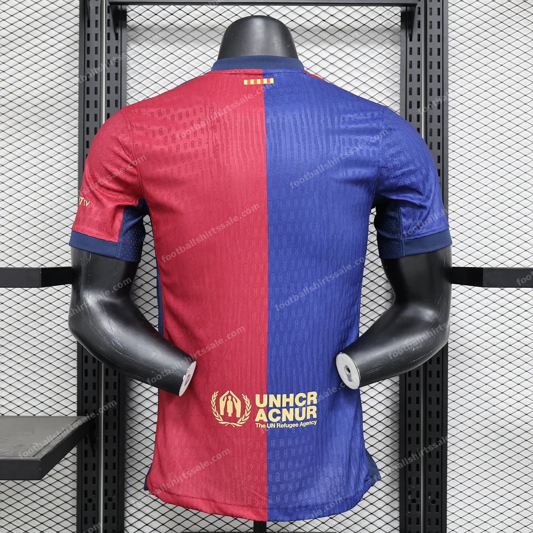 2024/2025 Barcelona Home Football Shirt 1:1 Thai Quality – Player Version - Detail 1