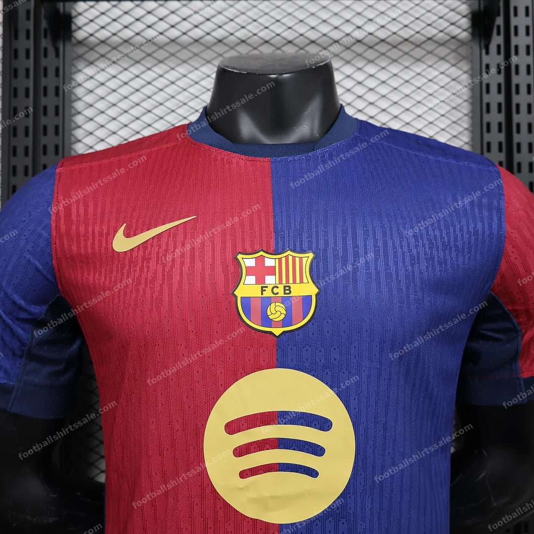 2024/2025 Barcelona Home Football Shirt 1:1 Thai Quality – Player Version - Detail 2