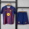 2025/2026 Barcelona Home Football Shirt Kids Size