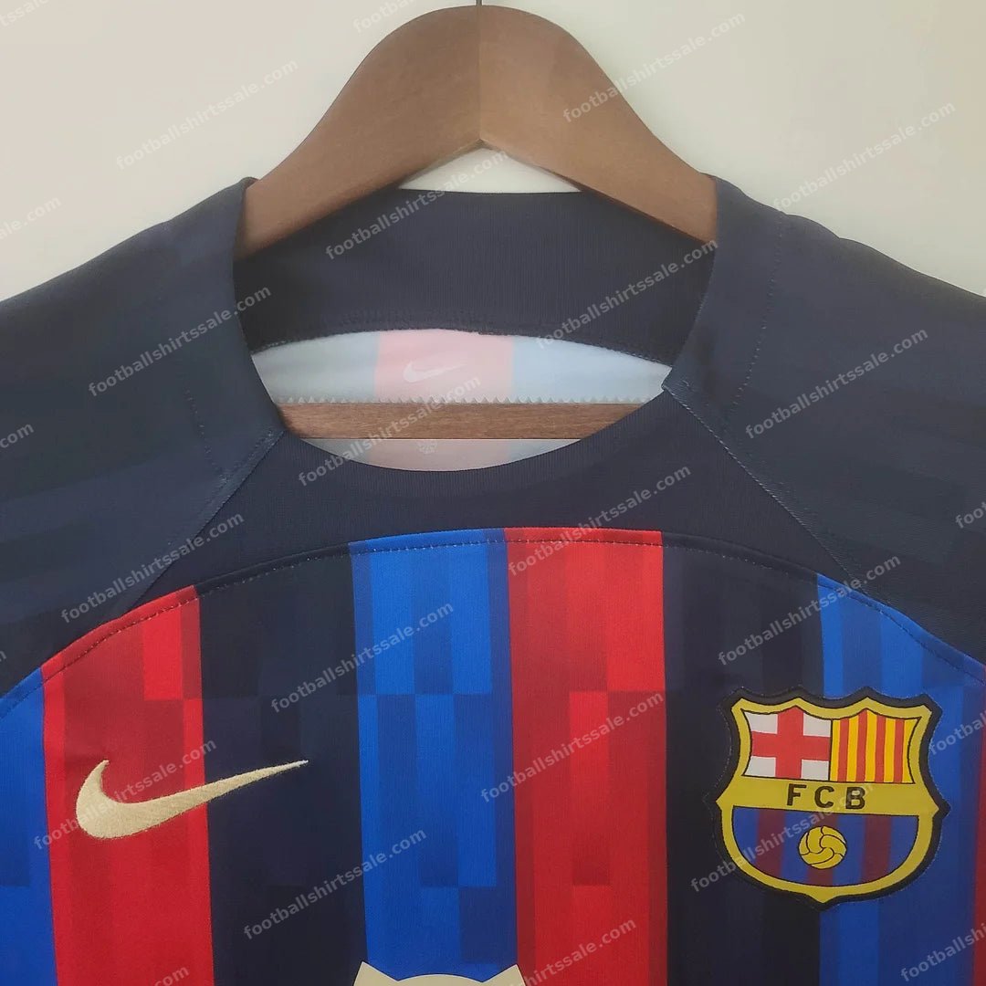 2022/2023 Barcelona Home Drake Model Football Shirt 1:1 Thai Quality - Detail 3