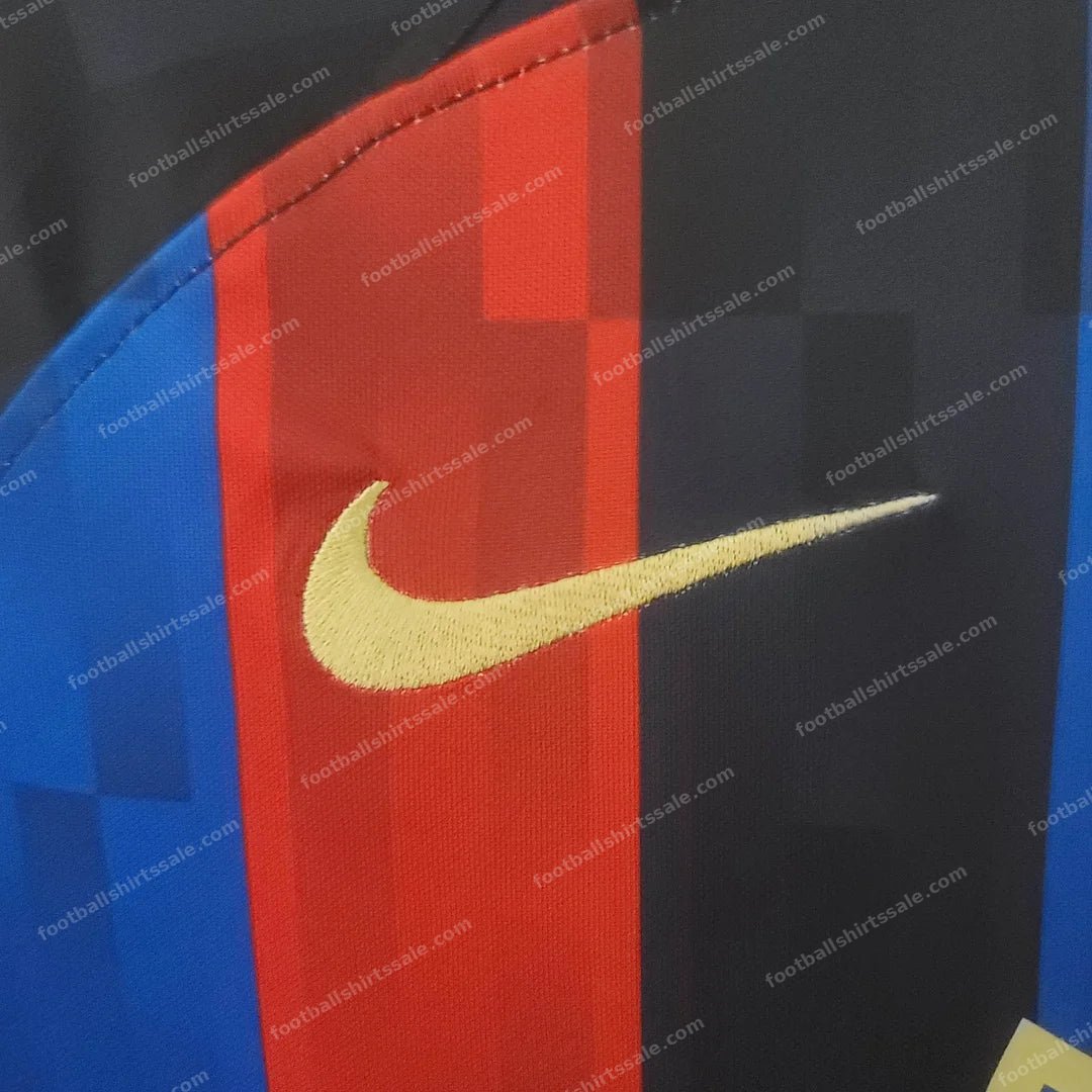 2022/2023 Barcelona Home Drake Model Football Shirt 1:1 Thai Quality - Detail 6