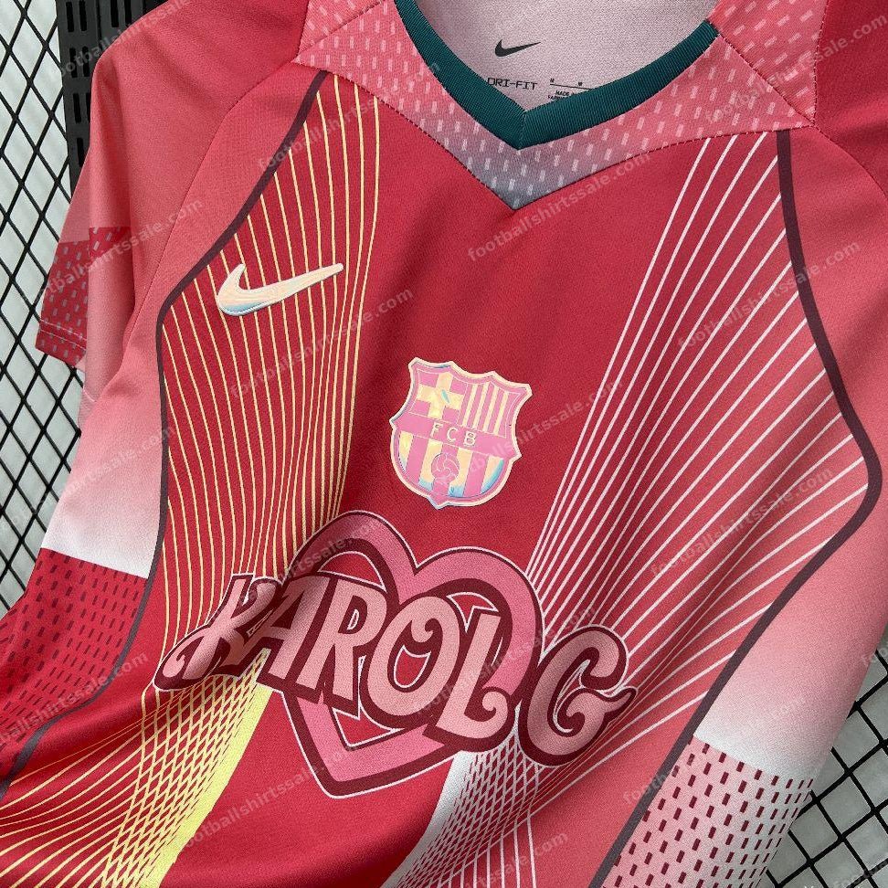 2025/26 Barcelona Pink Karol G Jersey - Detail 2