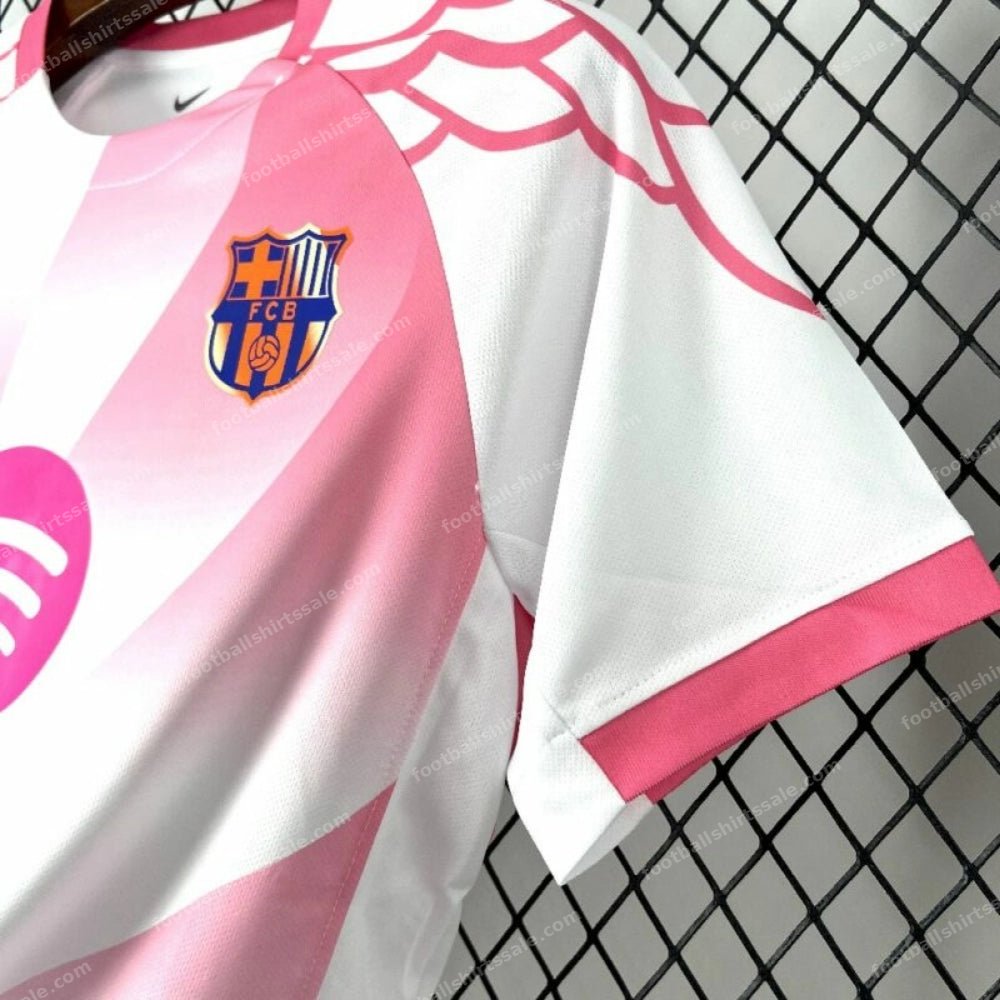 2025/26 Barcelona Pink Velo Special Edition Jersey - Detail 3