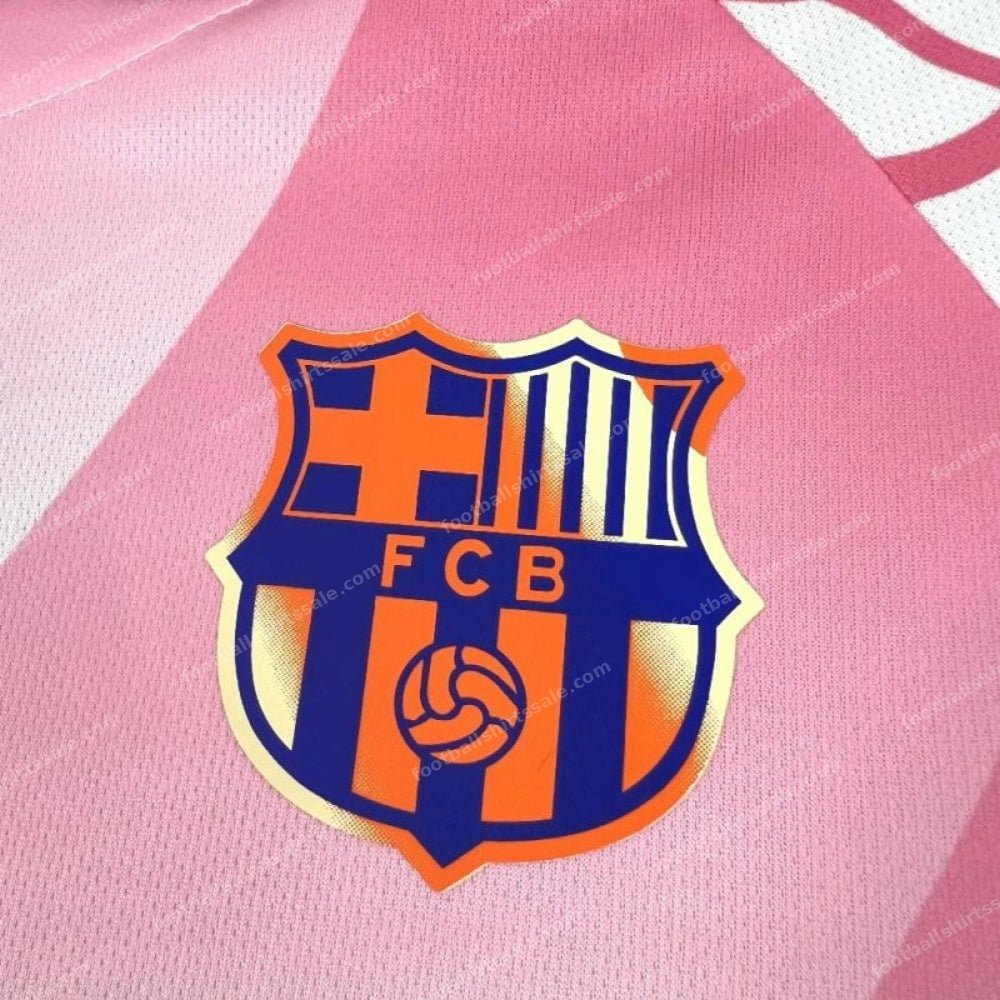 2025/26 Barcelona Pink Velo Special Edition Jersey - Detail 4