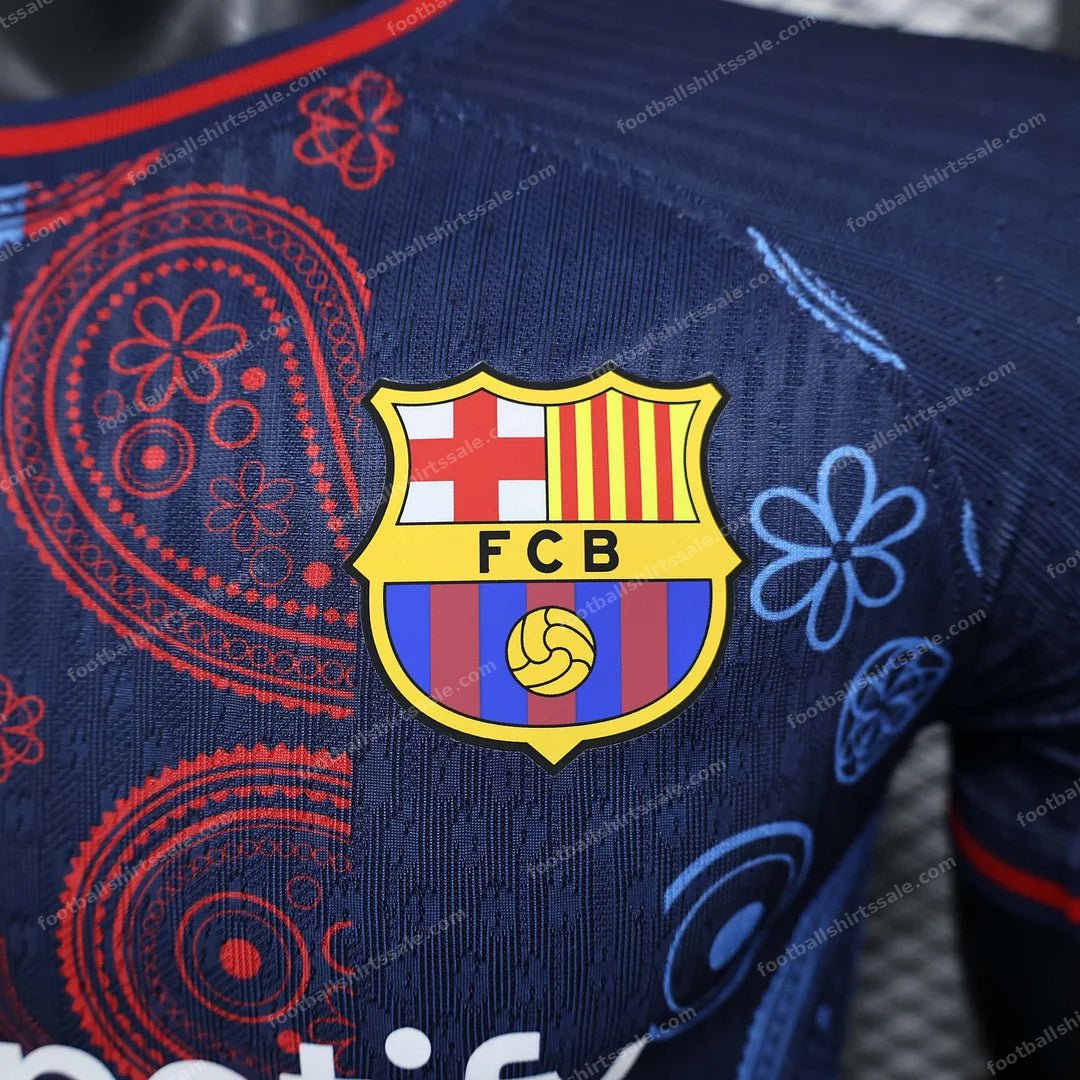 2025/2026 Barcelona Player Version Special Edition Football Jersey - Detail 4