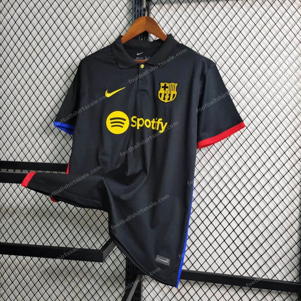 2023/2024 Barcelona POLO Black Shirt - Detail 2