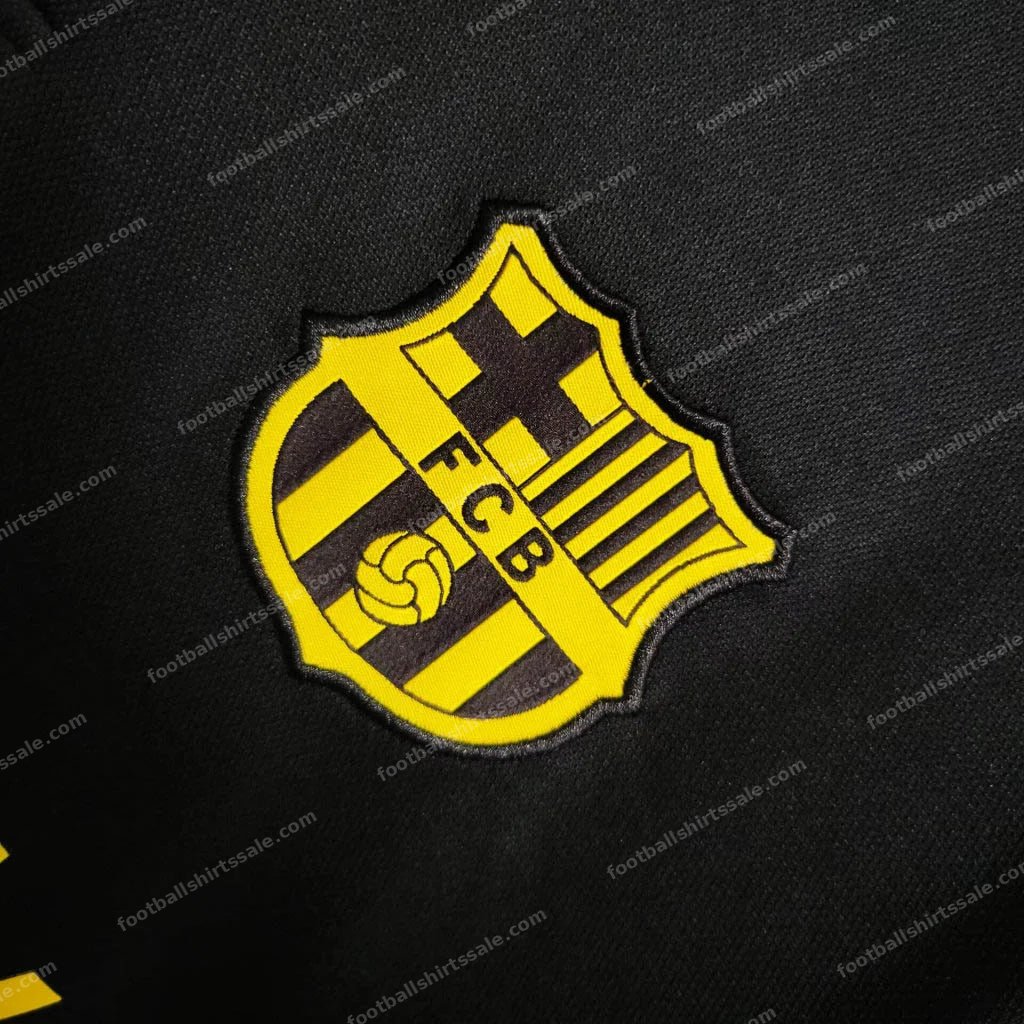2023/2024 Barcelona POLO Black Shirt - Detail 5