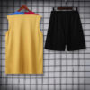2024/2025 Barcelona pre-match training Glod Jersey+Shorts 1:1 Thai Quality - Detail 1