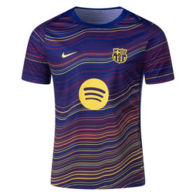 Barcelona Pre Match Training Top - Navy