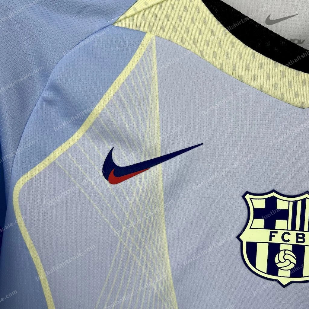 2025/2026 Barcelona Special Blue Edition Football Shirt - Detail 3