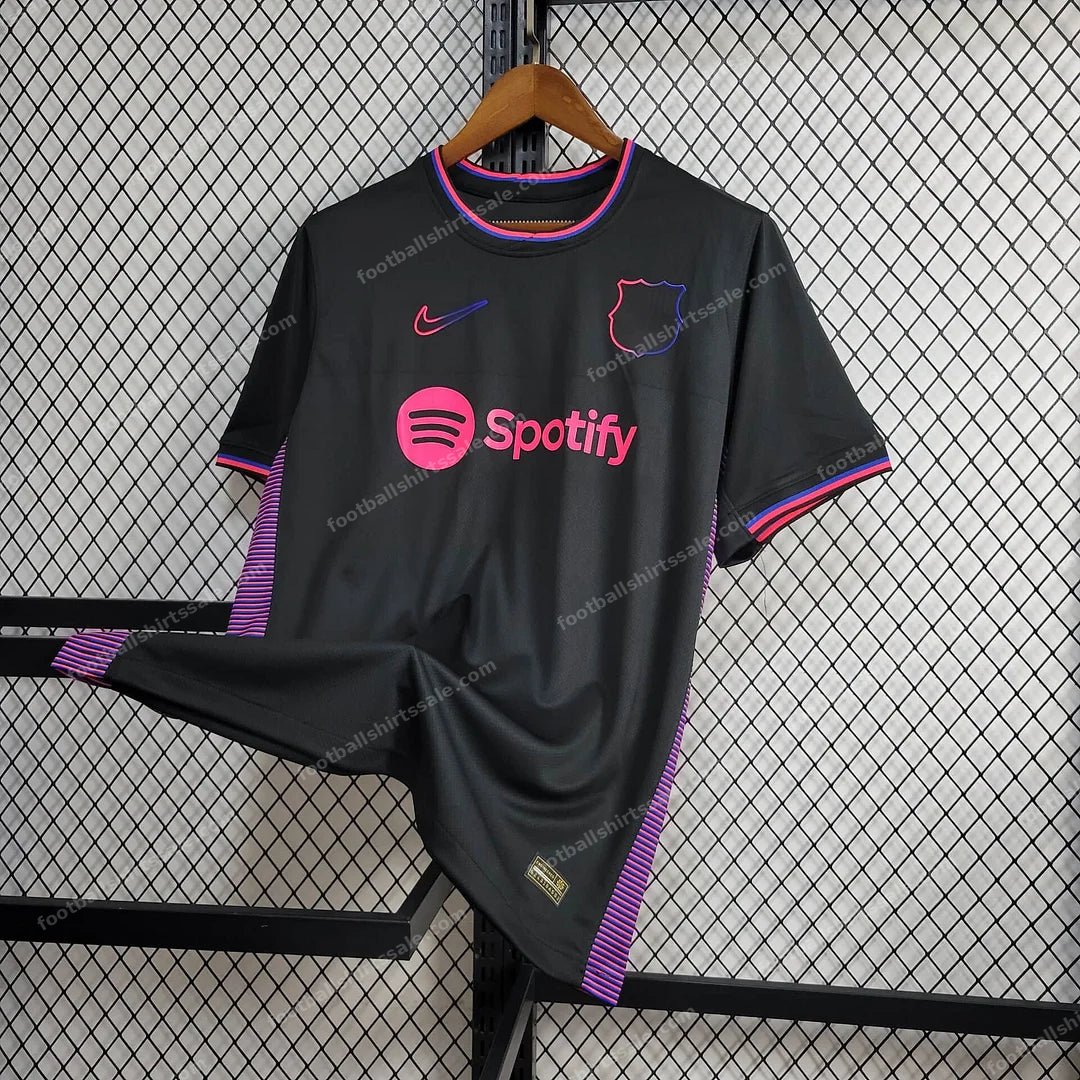 2024/2025 Barcelona Special Edition Black Football Shirt 1:1 Thai Quality - Detail 3