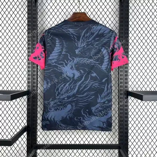 2025/2026 Barcelona Special Edition Dark and Pink Football Shirt - Detail 1