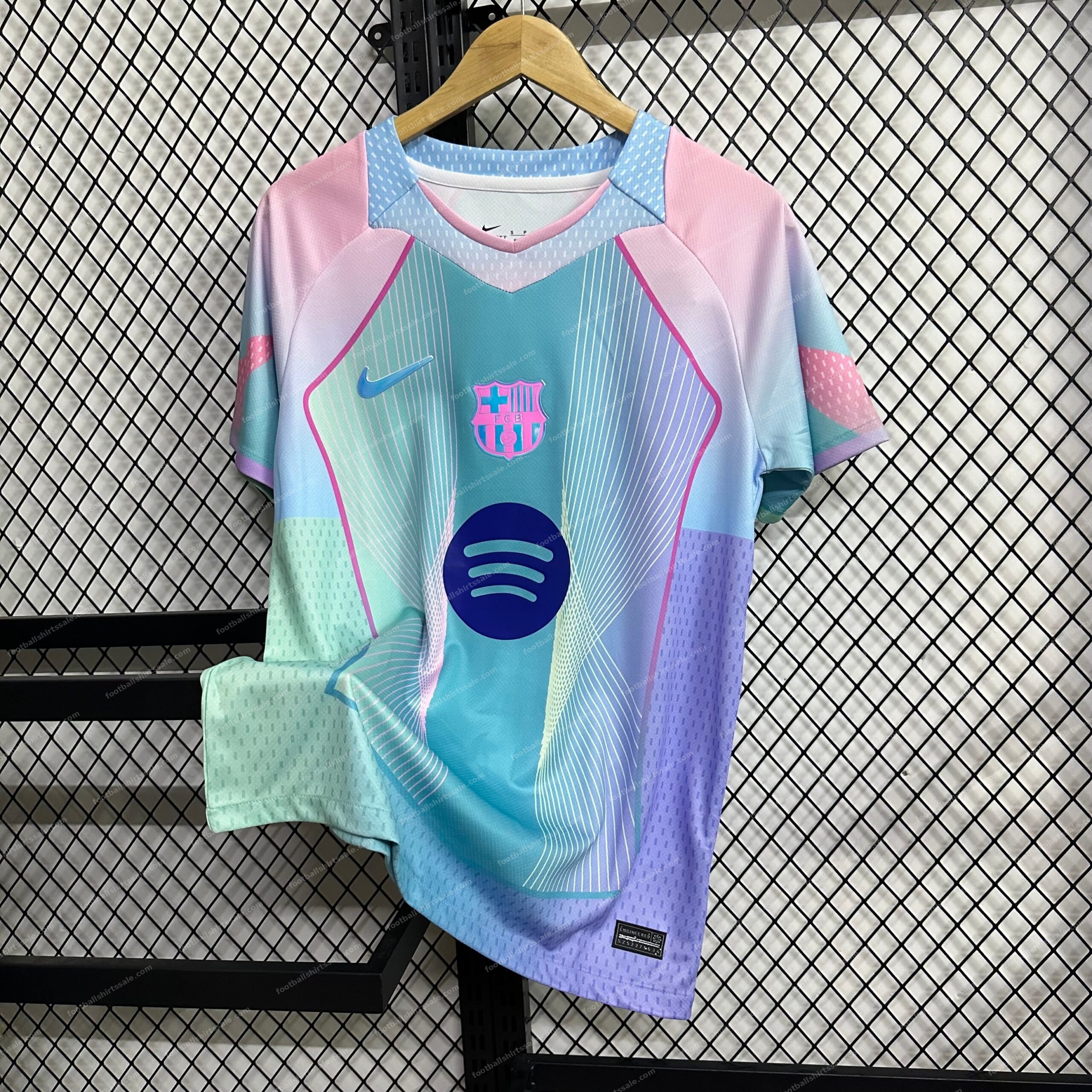 2025/2026 Barcelona Special Edition Dream Wave Pink Football Shirt - Detail 2