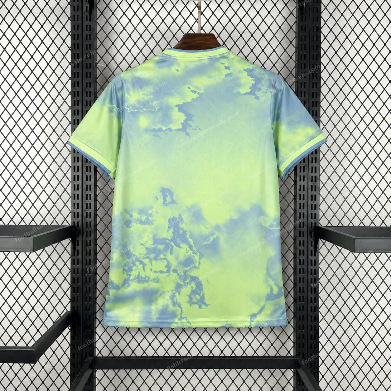 2025/2026 Barcelona Special Edition Green Aura Football Shirt - Detail 1