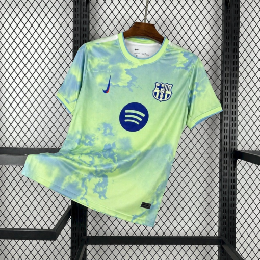 2025/2026 Barcelona Special Edition Green Aura Football Shirt
