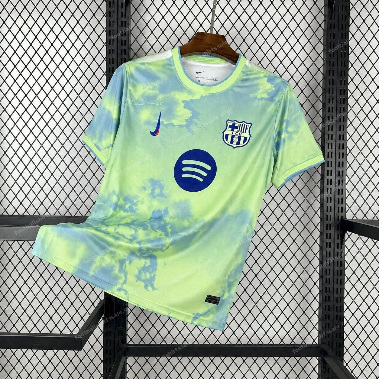 2025/2026 Barcelona Special Edition Green Aura Football Shirt