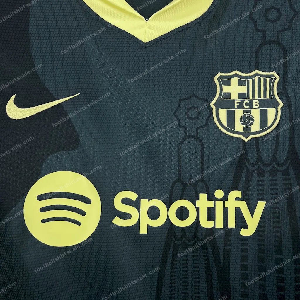 2024/2025 Barcelona Special Edition Green Football Shirt 1:1 Thai Quality - Detail 2
