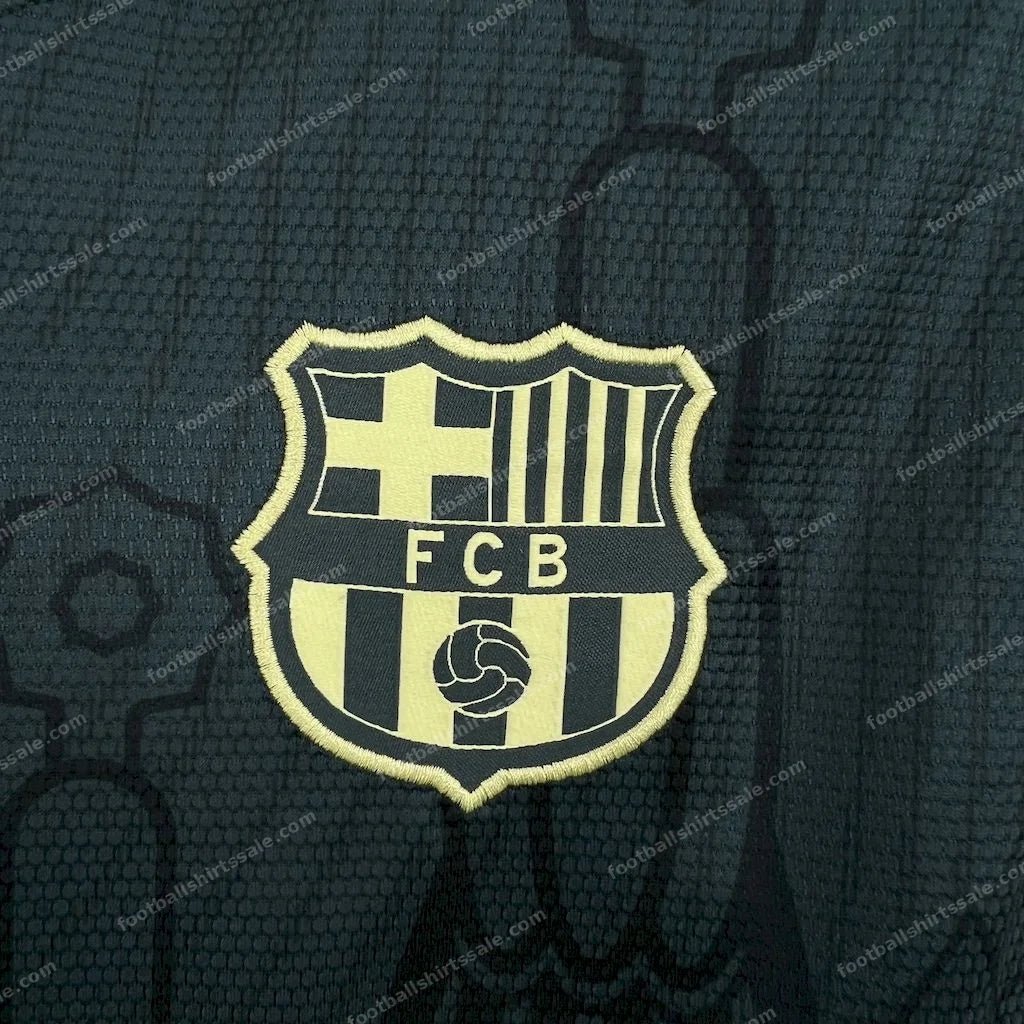 2024/2025 Barcelona Special Edition Green Football Shirt 1:1 Thai Quality - Detail 4