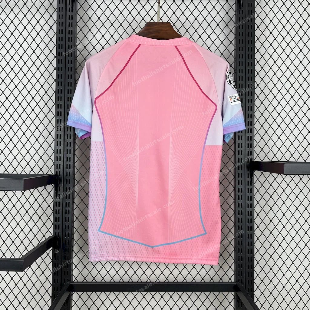 2025/2026 Barcelona Special Pink Football Shirt - Detail 1