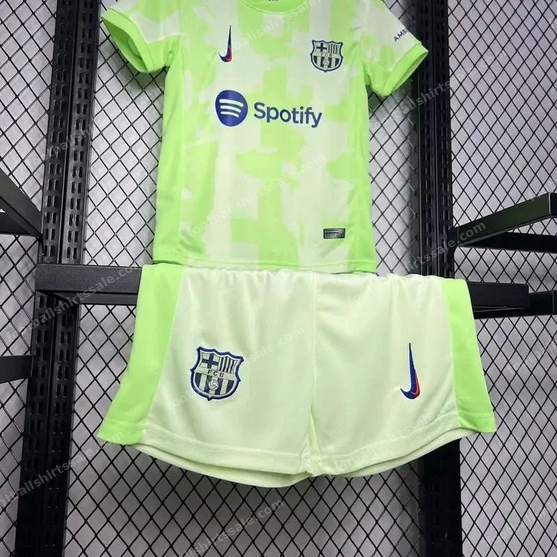 2024/2025 Barcelona Third Away Football Shirt 1:1 Thai Quality Kids Size - Detail 2