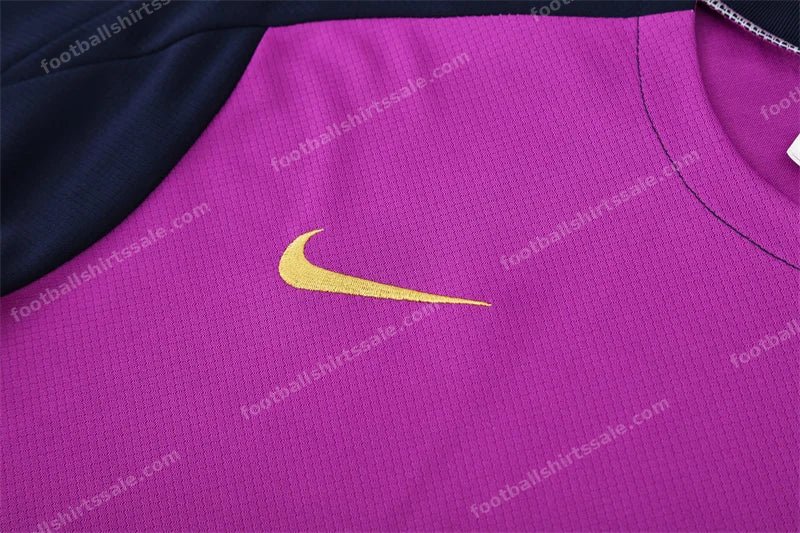2025/2026 Barcelona Training Wear Purple Set Shirt - Detail 2