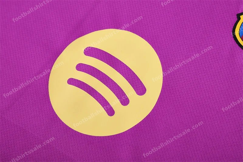2025/2026 Barcelona Training Wear Purple Set Shirt - Detail 4