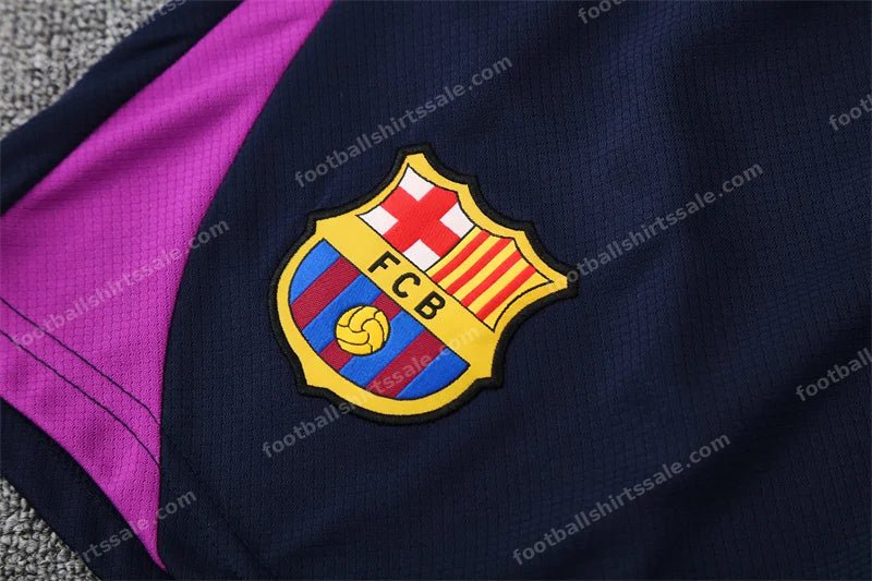 2025/2026 Barcelona Training Wear Purple Set Shirt - Detail 5