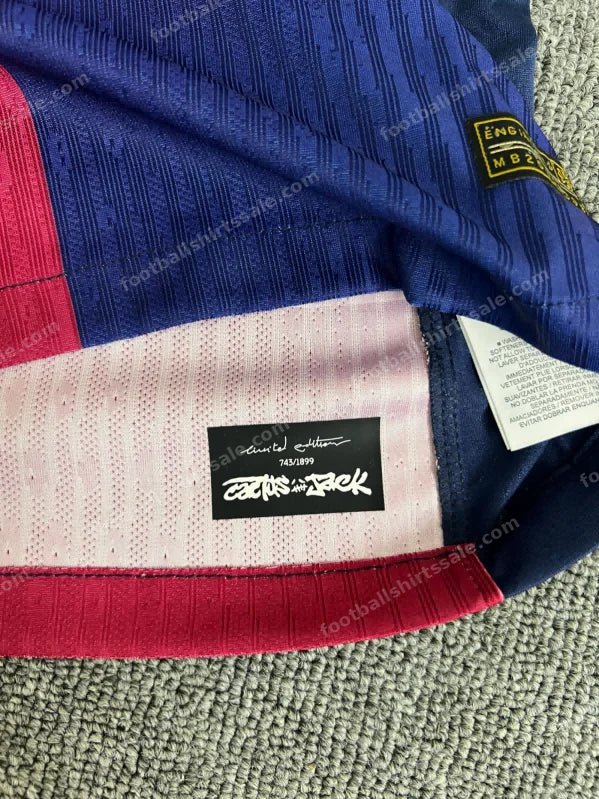 Barcelona x Travis Scott Edition 24/25 Player Version Football Jersey - Detail 4