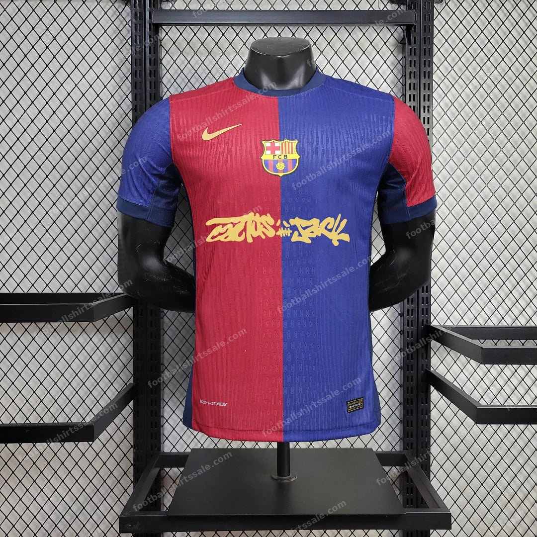 Barcelona x Travis Scott Edition 24/25 Player Version Football Jersey