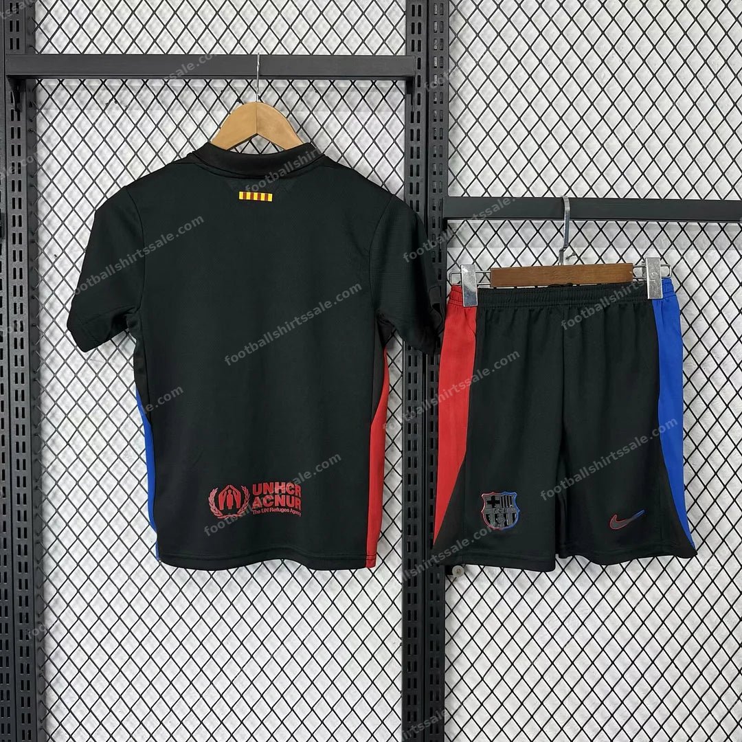 2024/2025 Barcelona x Travis Scott Kids Size Away Football Jersey - Detail 1