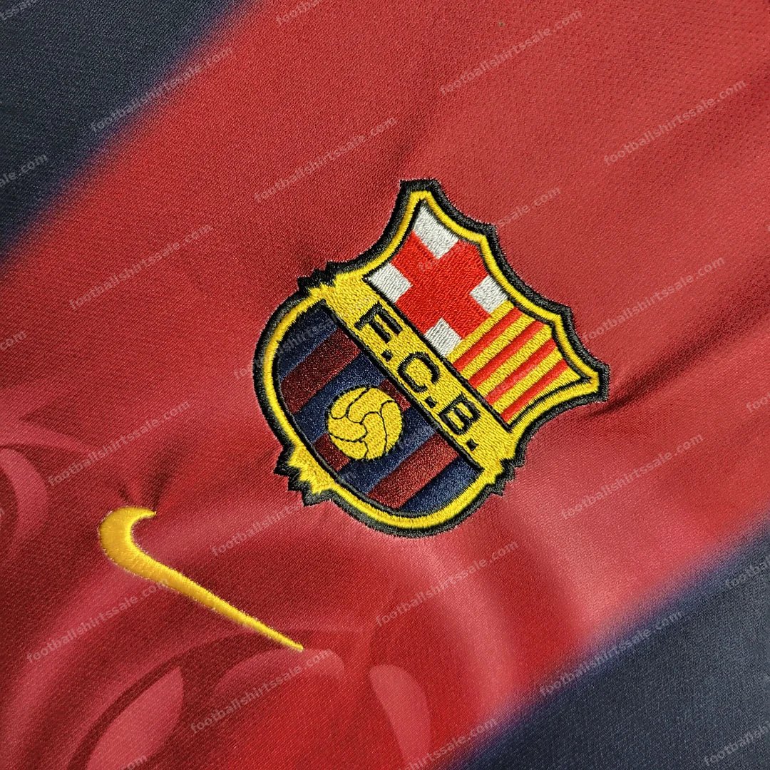 Barcelona x Travis Scott Retro 2000/01 Home Skeleton Jersey - Detail 2
