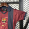 Barcelona x Travis Scott Retro 2000/01 Home Skeleton Jersey Kids Size - Detail 2