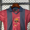 Barcelona x Travis Scott Retro 2000/01 Home Skeleton Jersey Kids Size - Detail 3
