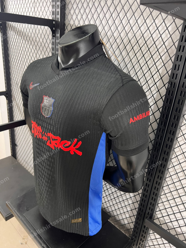 Barcelona x Travis Scott 24/25 Special Edition Football Jersey Player Version - Detail 2