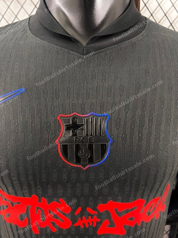 Barcelona x Travis Scott 24/25 Special Edition Football Jersey Player Version - Detail 3