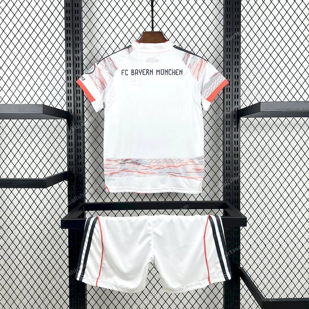 2025/2026 Bayern Munchen Away Football Shirt Kids Size - Detail 1