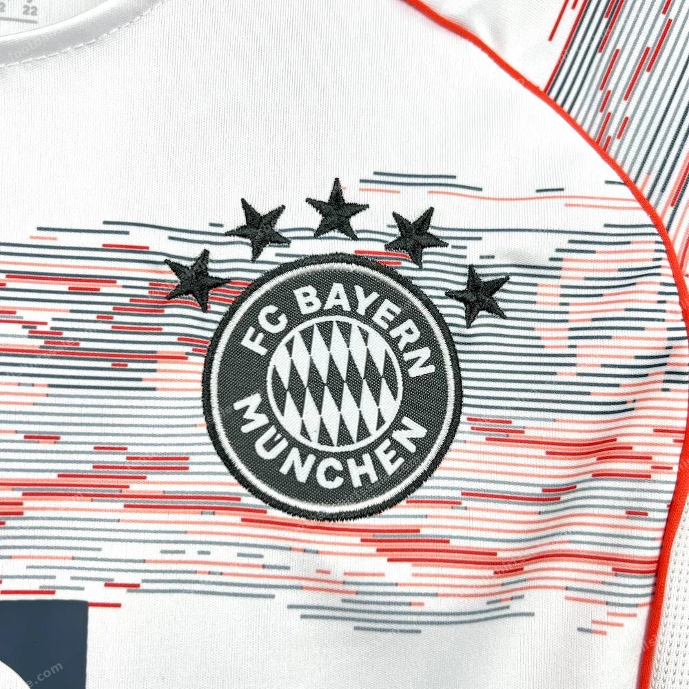2025/2026 Bayern Munchen Away Football Shirt Kids Size - Detail 3